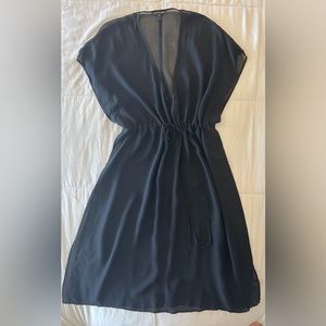 Eileen Fisher silk sheer layering piece